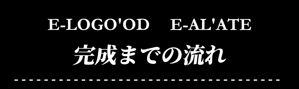オリジナル表札が出来るまで